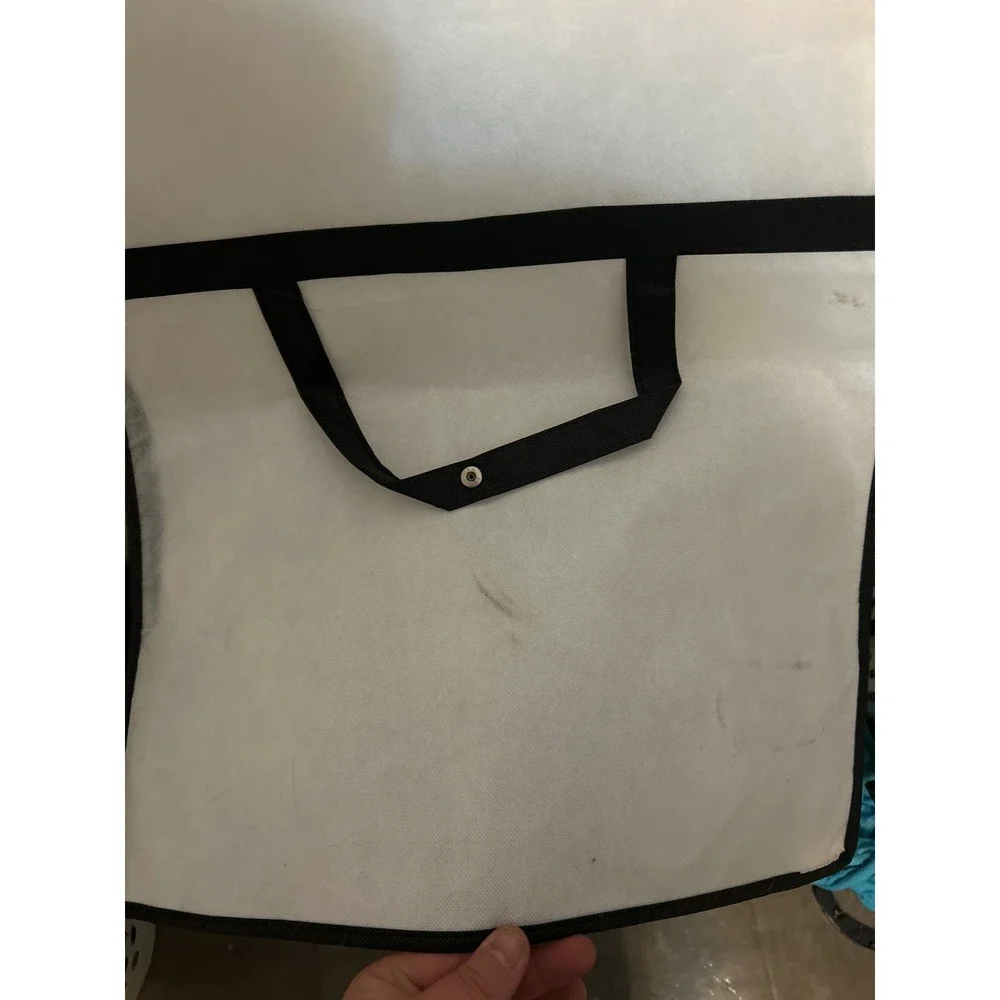 Azazie Garment Bag Dress Storage Bag Formal Gown Travel White‎ Black